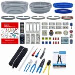 電気工事士 2種 技能試験セット 【ホーザン工具＋電線1回分】 ガイドブック付き